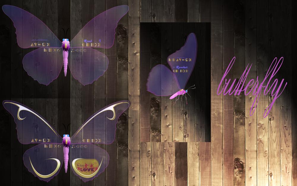 Pink Butterfly V1